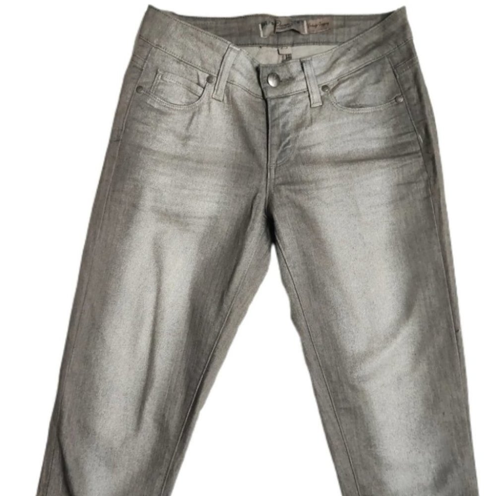 Paige Verdugo Jegging Silver Ultra Skinny Jeans Grey 25